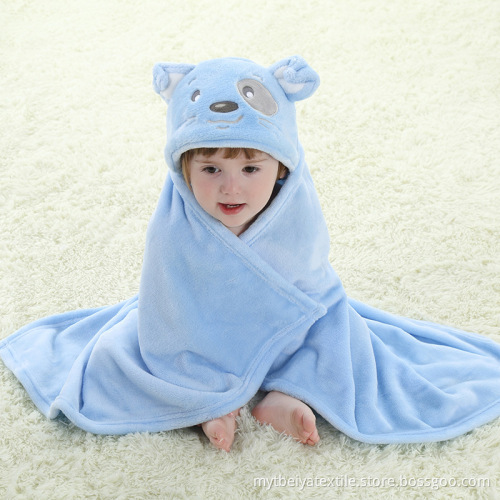 Cute Fleece Quick Dry Fabric Baby Towel
